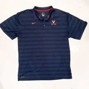 NIKE XXXL University Of Virginia Cavaliers Polo Dri- Fit
3X Navy Blue